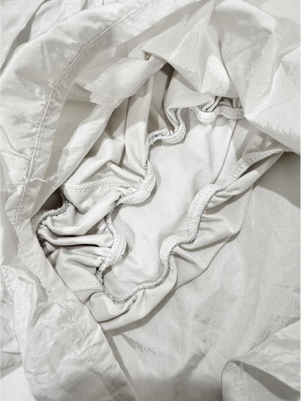 FP Movement Free People The Way Home High Waisted Running Shorts White Medium - Picture 8 of 9